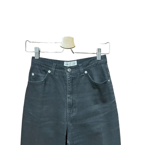 St.‎ John Signature Jeans Black Denim Straight High Rise Size 4 - Picture 2 of 12